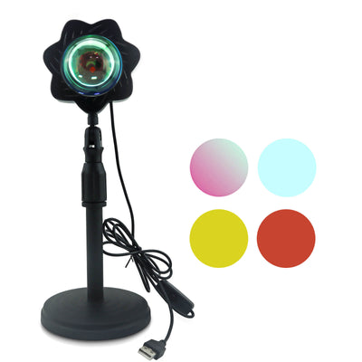 RGB 16 Color Remote Control LED Projector Mood Light Floor Lamp