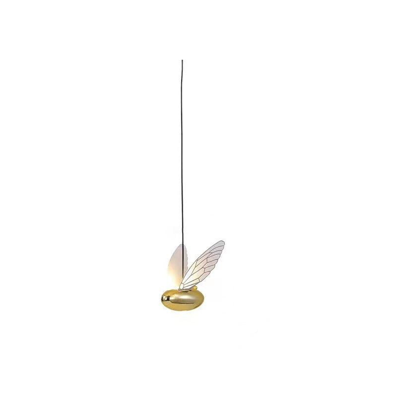 Zeitgenössische Luxus Acryl Harz Biene Form LED Pendelleuchte für Wohnzimmer 