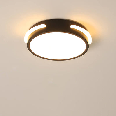 Modern Simple Square Round Side Lighted Acrylic LED Flush Mount Ceiling Light