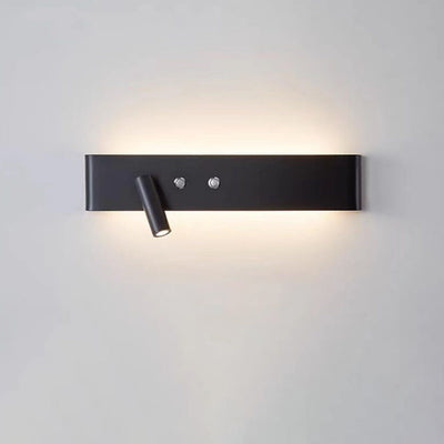 Modern Minimalist Rectangular Aluminum Iron LED Wall Sconce Lamp
