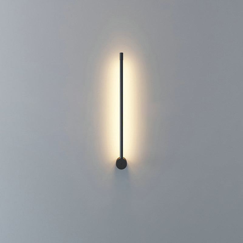 Moderne minimalistische Aluminium gerade Linie LED Wandleuchte Lampe für Wohnzimmer