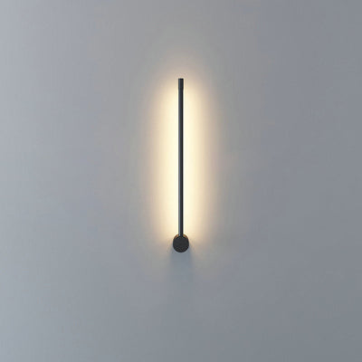 Modern Minimalist Aluminum Straigh Line LED Wall Sconce Lamp For Living Room