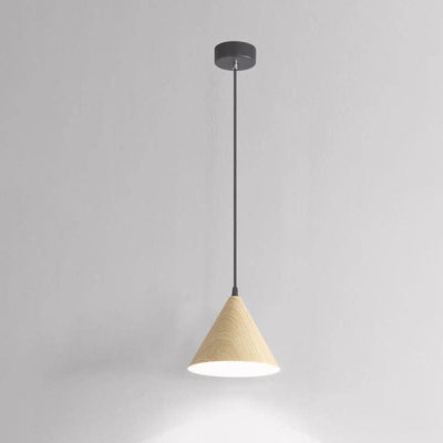 Moderne Minimalistische Wabi-Sabi Log Rundmund 1-Licht Pendelleuchte 
