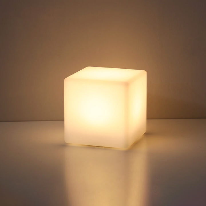 Creative Geometry PE Battery Remote Night Light Decorative Table Lamp