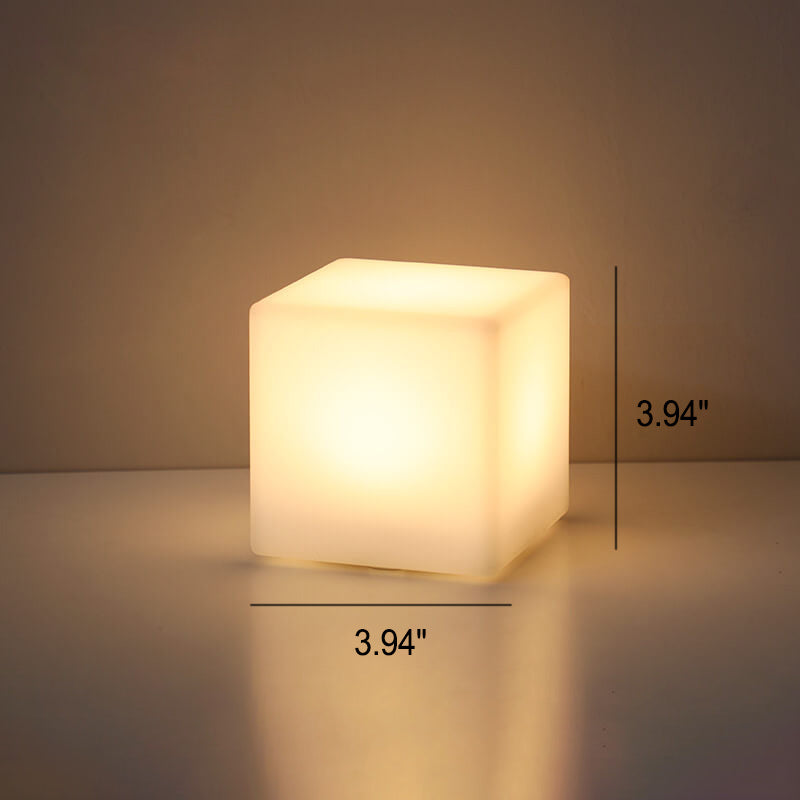 Creative Geometry PE Battery Remote Night Light Dekorative Tischlampe 