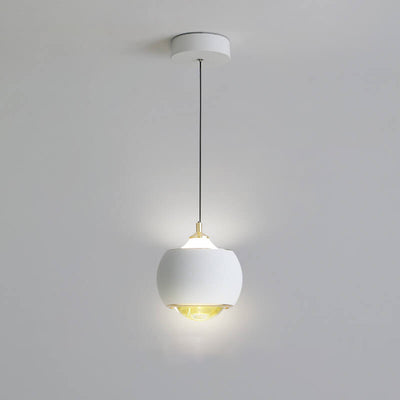 Modern Minimalist Orb Ball Iron Liftable LED Pendant Light