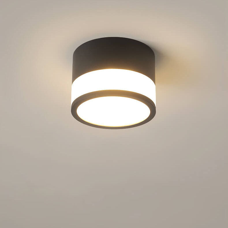 Modern Minimalist 1-Light LED Flush Mount Ceiling Light