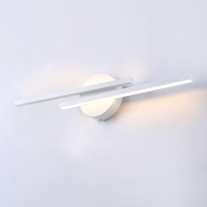 Modern Light Luxury Bar Iron Acrylic LED Vanity Light Wall Sconce Lamp