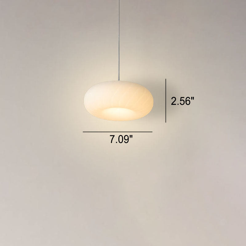 Nordic Cream Bubble Drum 1/3 Light LED Island Light Chandelier