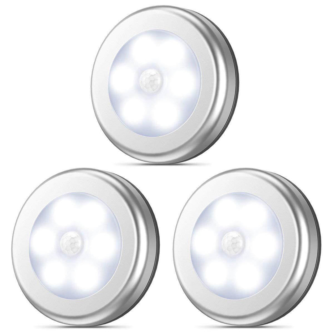 Lampe murale à LED ronde avec détection intelligente du corps humain 