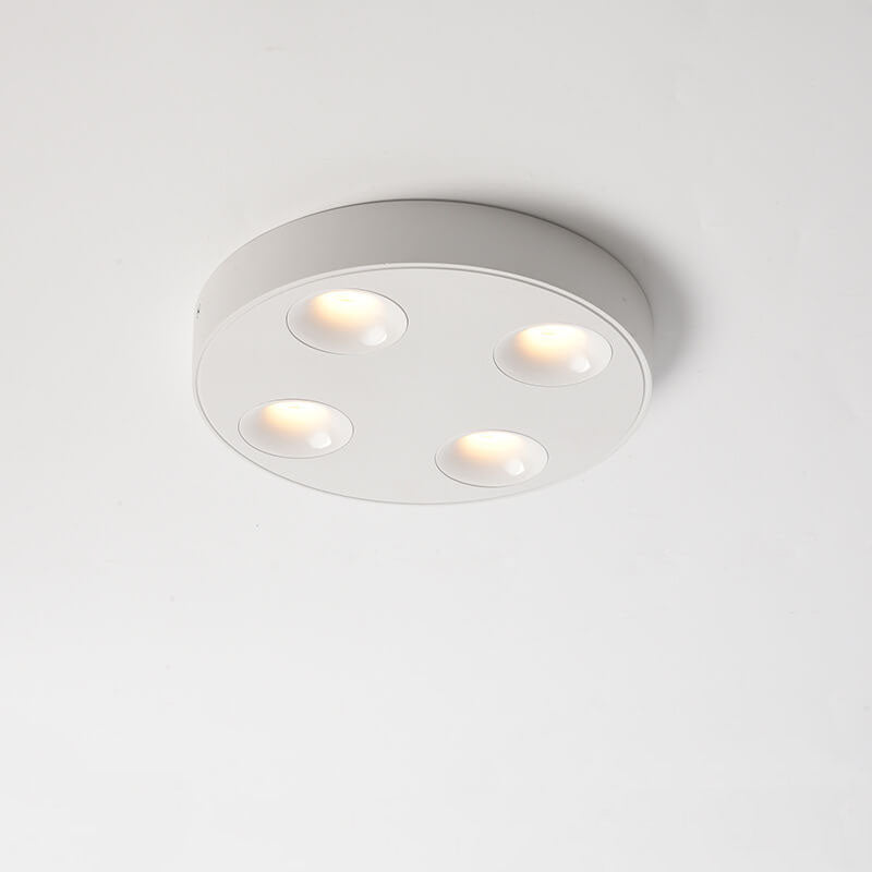 Minimalist Round Plate Spotlight Slim LED Flush Mount Ceiling Light