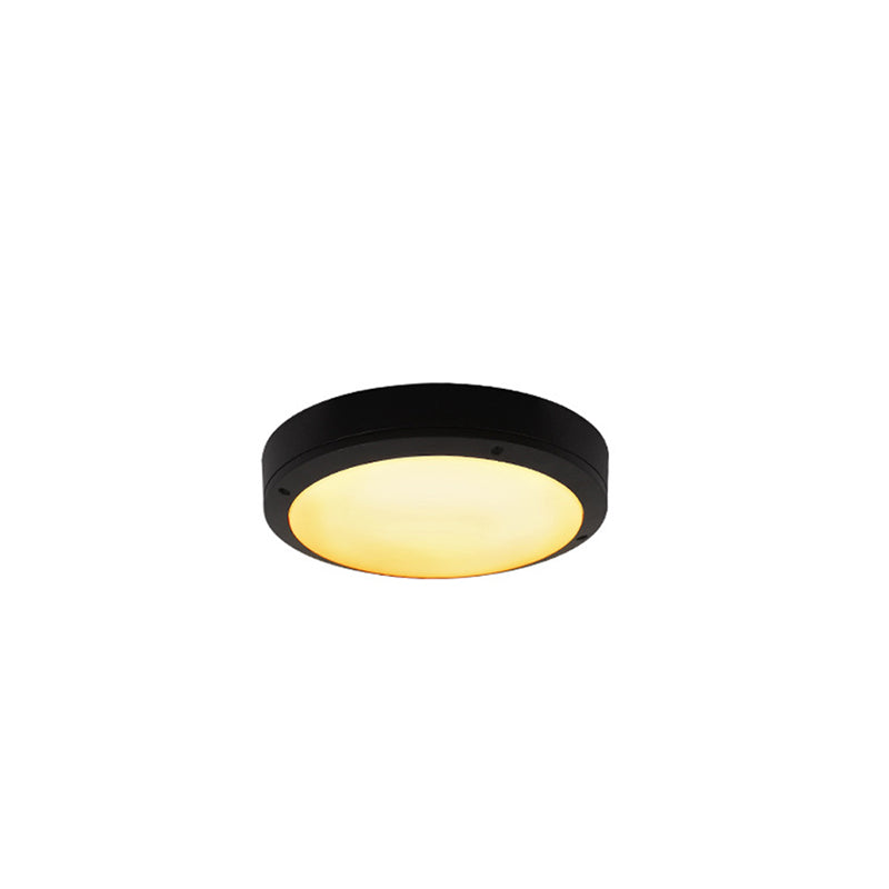 Plafonnier encastré à LED étanche en aluminium rond simple extérieur octogonal 