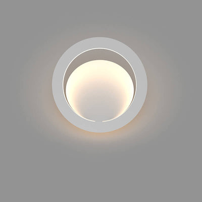 Modern Simple Square Round Geometry LED Wall Sconce Lamp