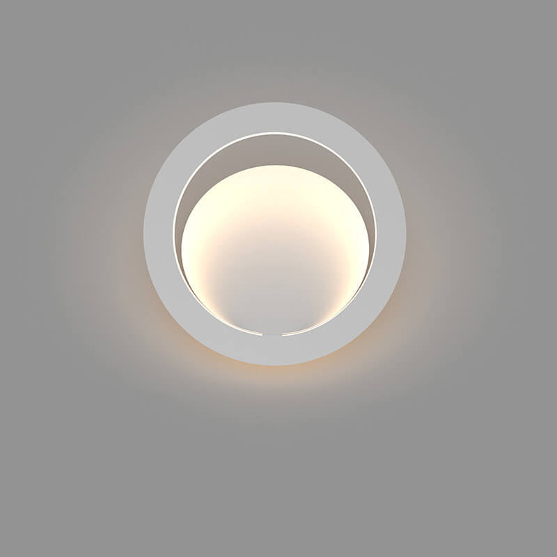 Modern Simple Square Round Geometry LED Wall Sconce Lamp