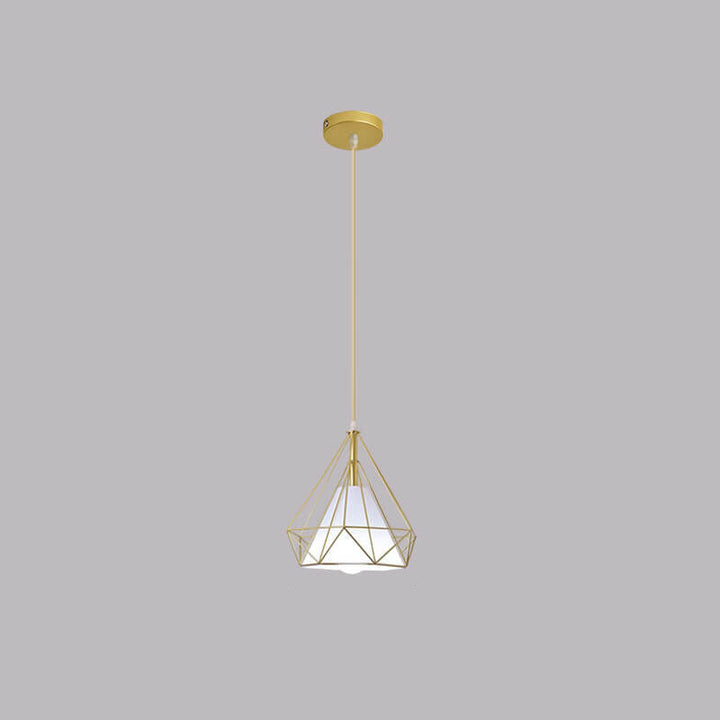 Lustre Moderne de Luxe en Fer et Diamant avec PVC et 1/3 Lumière pour Îlot 