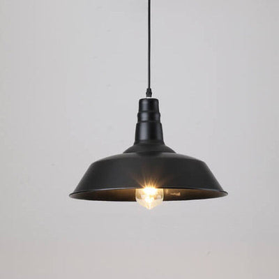Industrieller Stil Retro Schmiedeeisen Scheibenförmige 1-Licht Pendelleuchte 