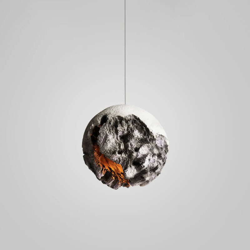 Industrial Style Creative Foam Planet 1-Light Pendant Light