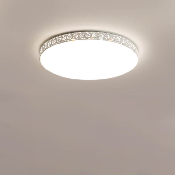 Moderne minimalistische Pflaumenblüten runde LED-Deckenleuchte 