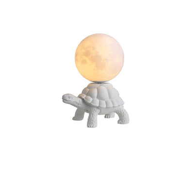 Nordic Creative Turtle Shape Moon Resin 1-Light Table Lamp