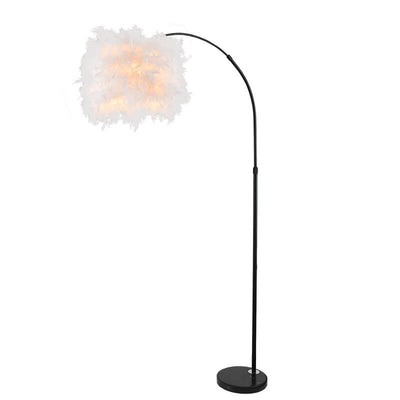 Modern Nordic Creative Feather 1-Light Standing Floor Lamp