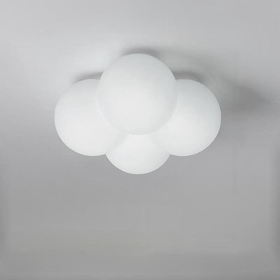 Modern Minimalist Flower Bubble LED Kids Flush Mount Ceiling Light
