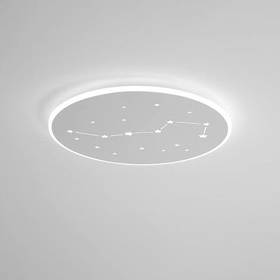 Modern Creative Dipper Round LED Flush Mount Ceiling Light