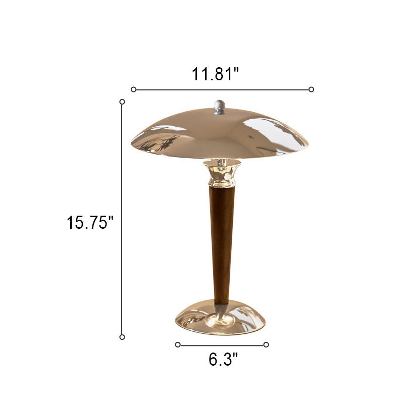 Japanese Wabi-sabi Solid Color Metal 1-Light Table Lamp