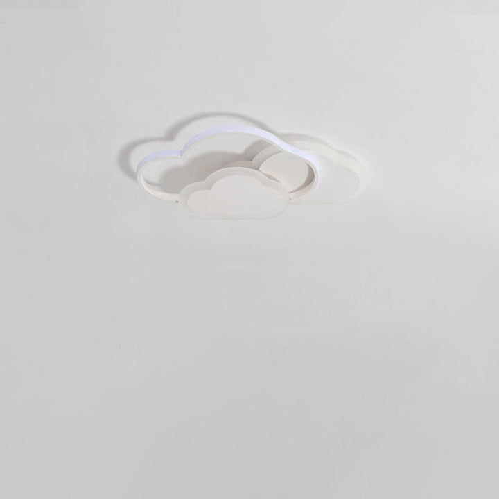 Creative Cartoon Acrylic Cloud Design LED Flush Mount Ceiling Light