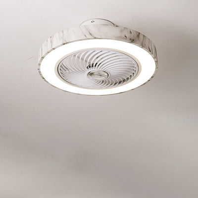 Modern Acrylic Creative Pattern LED Flush Mount Fan Light