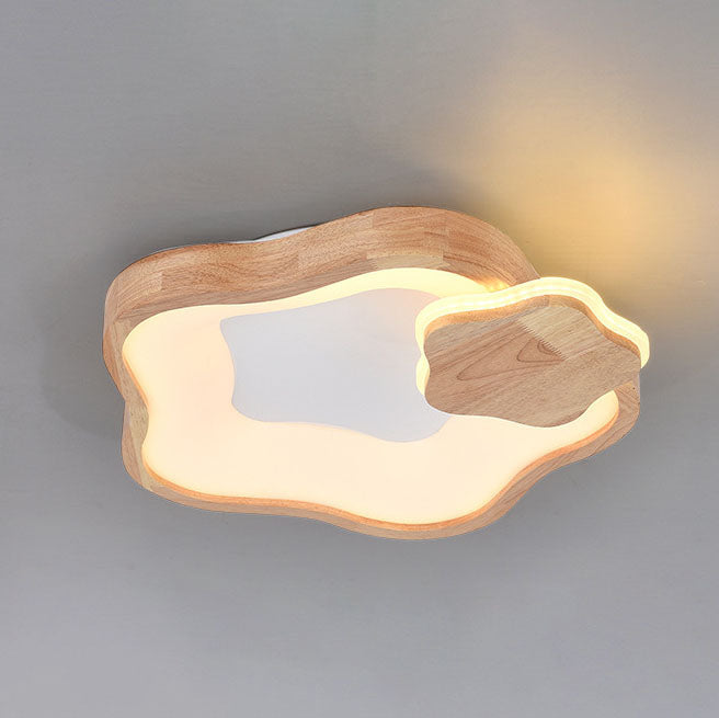 Moderne kreative Pentagramm-Rundholz-LED-Unterputzbeleuchtung aus Acryl für Kinder