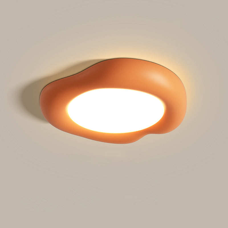 Moderne minimalistische Apfelform LED-Deckenleuchte in Volltonfarbe 