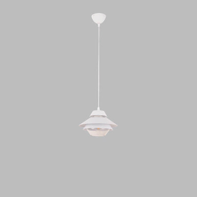 Moderne minimalistische Flying Saucer Macaron 1-Licht-Pendelleuchte