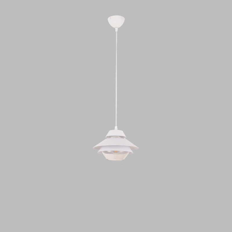 Modern Minimalist Flying Saucer Macaron 1-Light Pendant Light