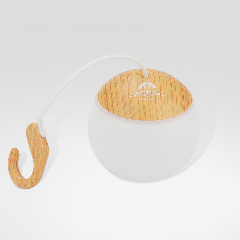 Modernes, minimalistisches, aufhängbares USB-aufladbares Outdoor-LED-Campingzeltlicht 