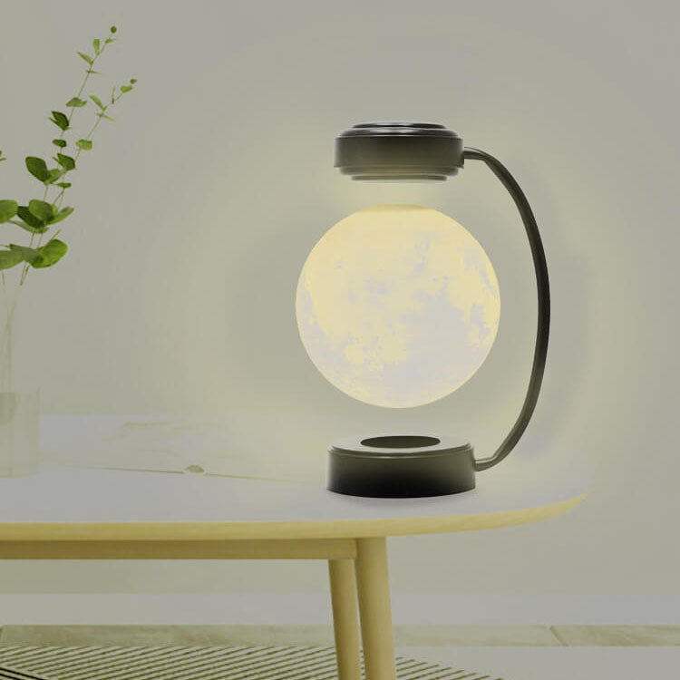 Creative Magnetic Levitation Moon LED Decorative Table Lamp