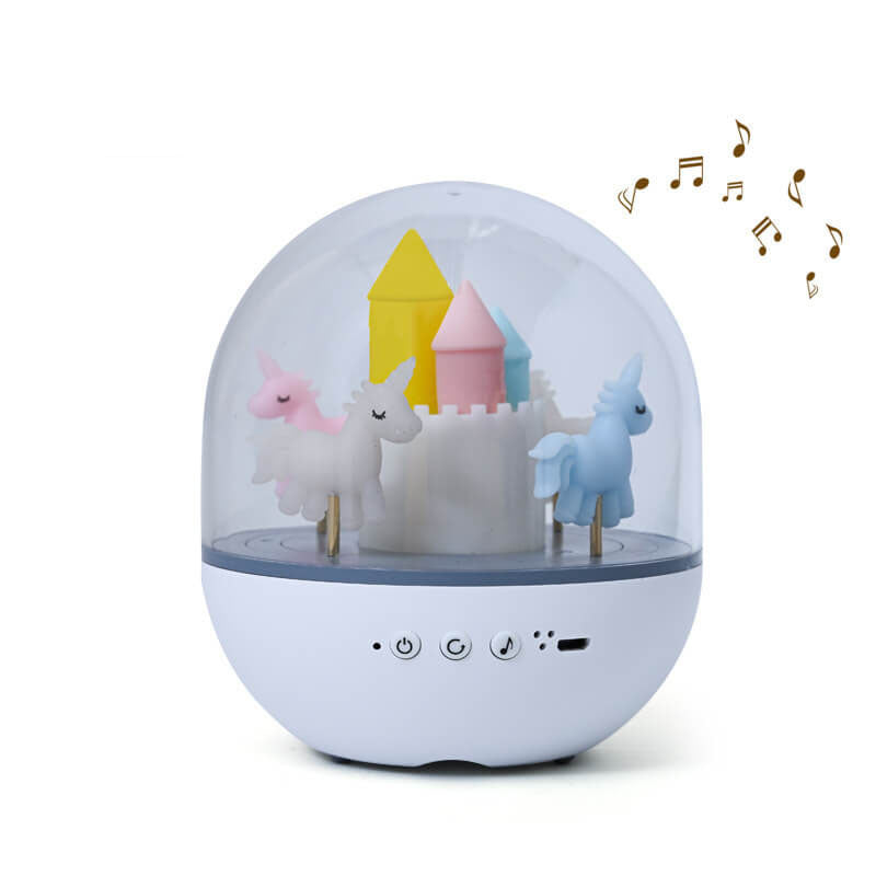 Creative Carousel Octavo Bluetooth Kids Night Light Table Lamp