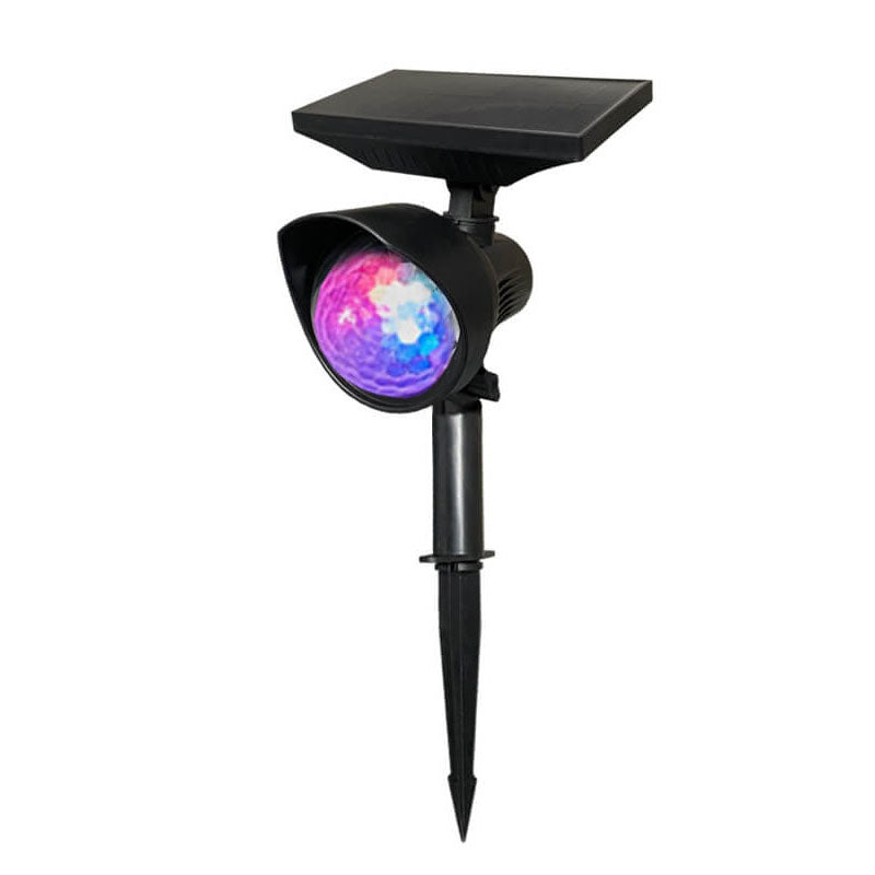 Solar Rotating Color Projection LED Outdoor Garden Lawn Light