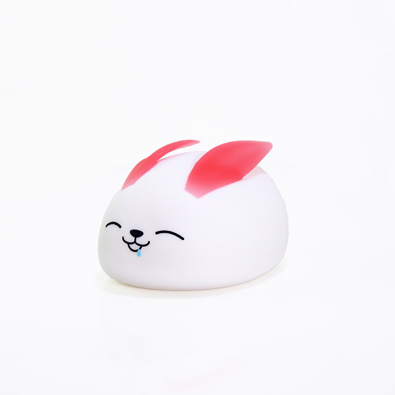 Modern Creative Rabbit Silicone LED Night Light Table Lamp