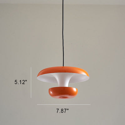 Moderne, minimalistische, einfarbige LED-Pendelleuchte aus Qualleneisen 