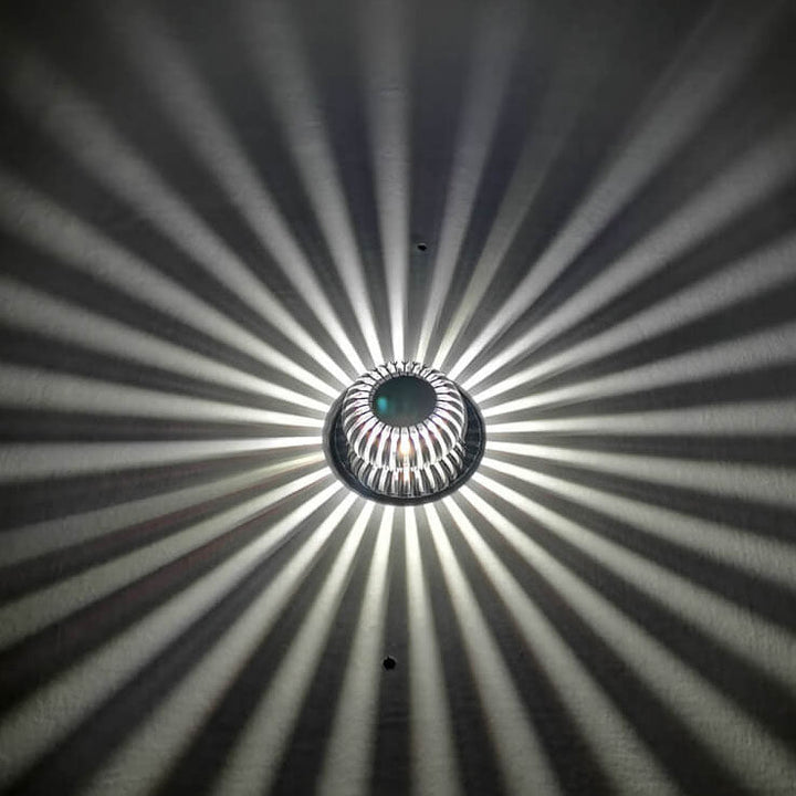 Applique murale LED colorée en aluminium, nid d&