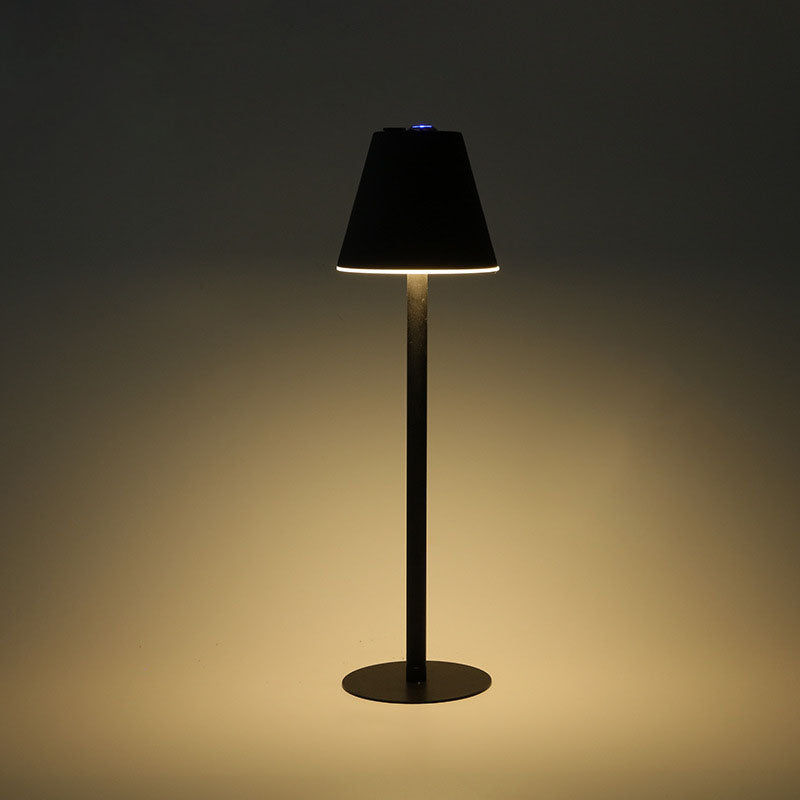 Moderne, minimalistische, einfarbige Pilz-Hardware-Kunststoff-wiederaufladbare LED-Nachtlicht-Tischlampe 
