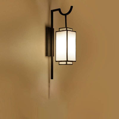 Modern Light Luxury Vintage Iron Cloth 1-Light Wall Sconce Lamp