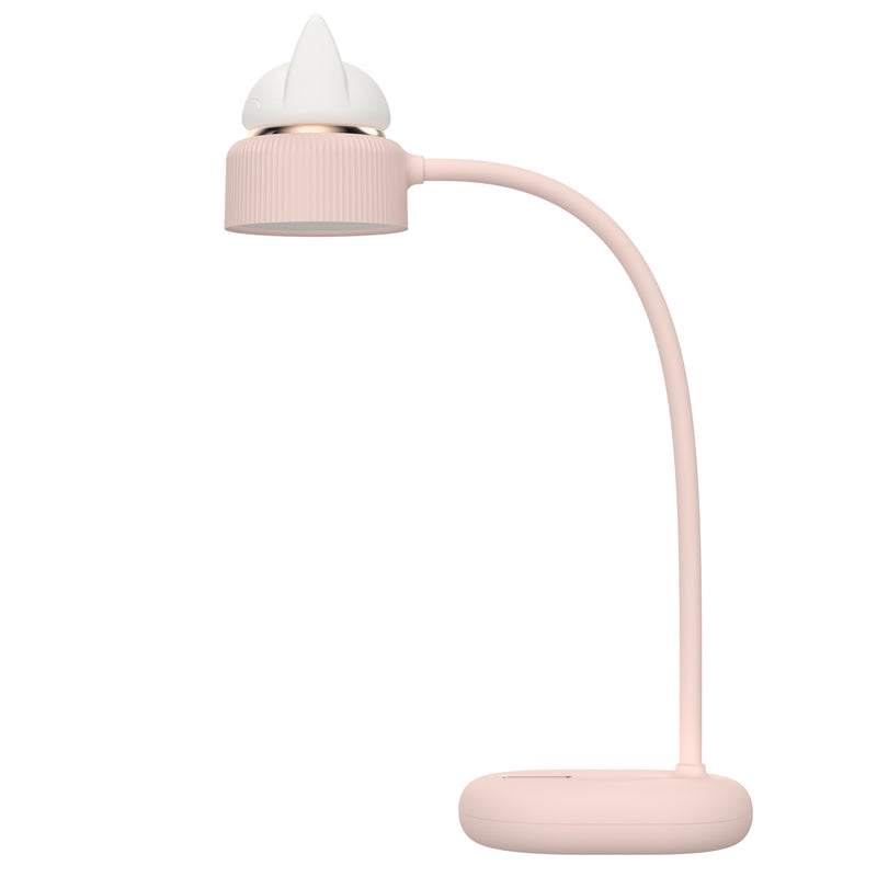 Lampe de Table à LED avec Pince et Protection des Yeux Créative Moderne avec Oreilles de Chat 