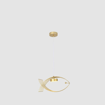 Modern Acrylic Fish Creative Design LED Chandelier