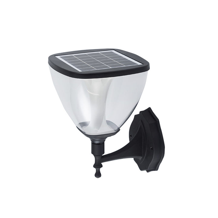 Moderne minimalistische wasserdichte LED-Wandleuchte für den Außenbereich aus Aluminium, PC und ABS in Dreiecksform für Terrasse und Patio 