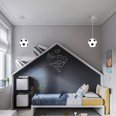 Modern Minimalist Creative Football 1-Light Pendant Light