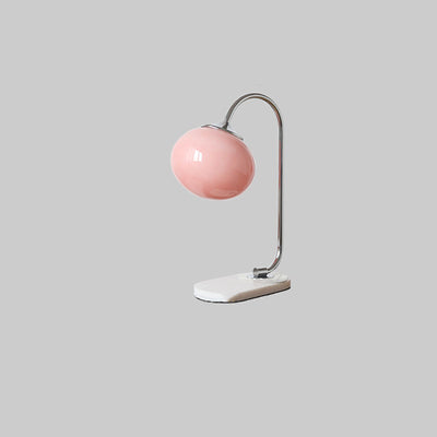 Lampe de table à 1 lumière en fer et marbre minimaliste classique nordique 