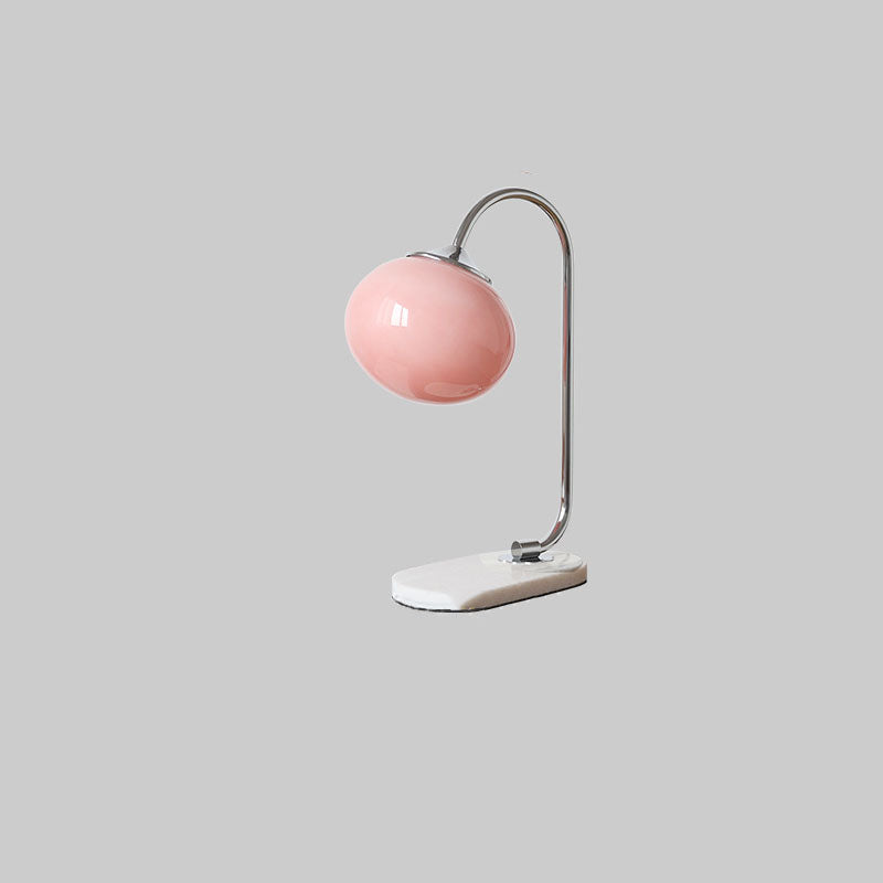 Lampe de table à 1 lumière en fer et marbre minimaliste classique nordique 