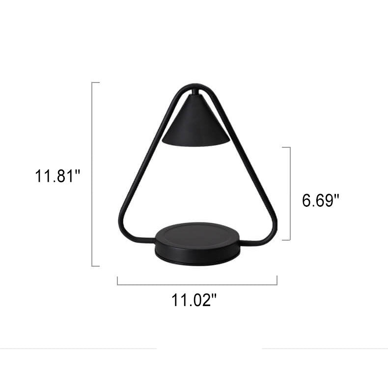 Lampe de Table Nordic Creative Geometric Iron 1 Lumière Cire Fondue 