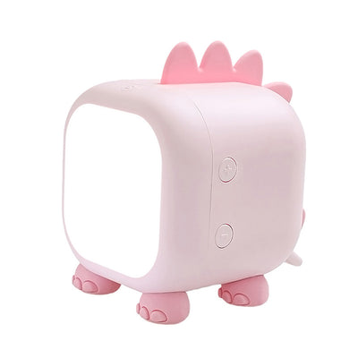 Creative Silicone Dinosaur Square USB LED Night Light Table Lamp